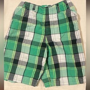 Garanimals Green and Black Plaid Shorts